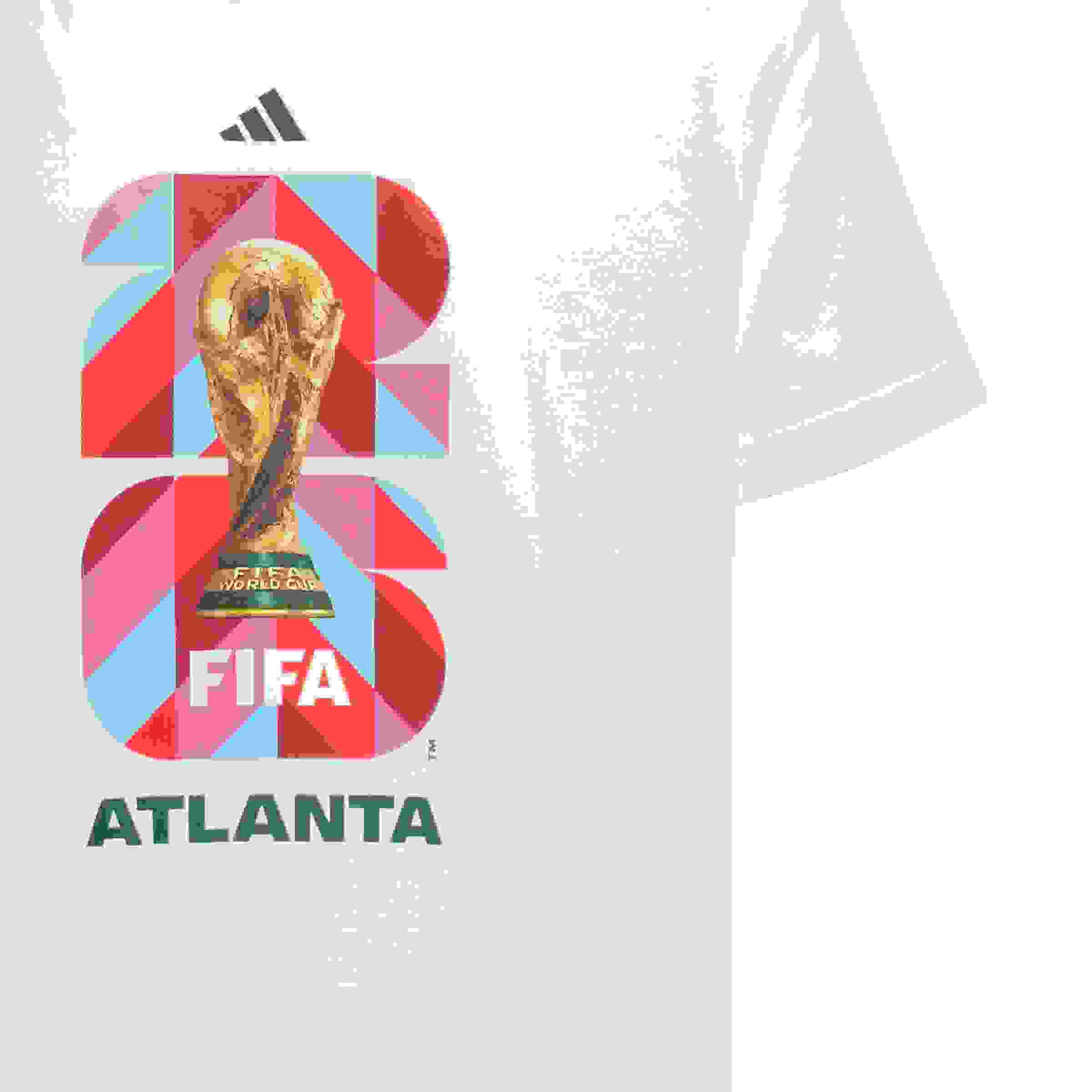 adidas FIFA World Cup 26 Host City Atlanta Big Kids' White Graphic T-Shirt